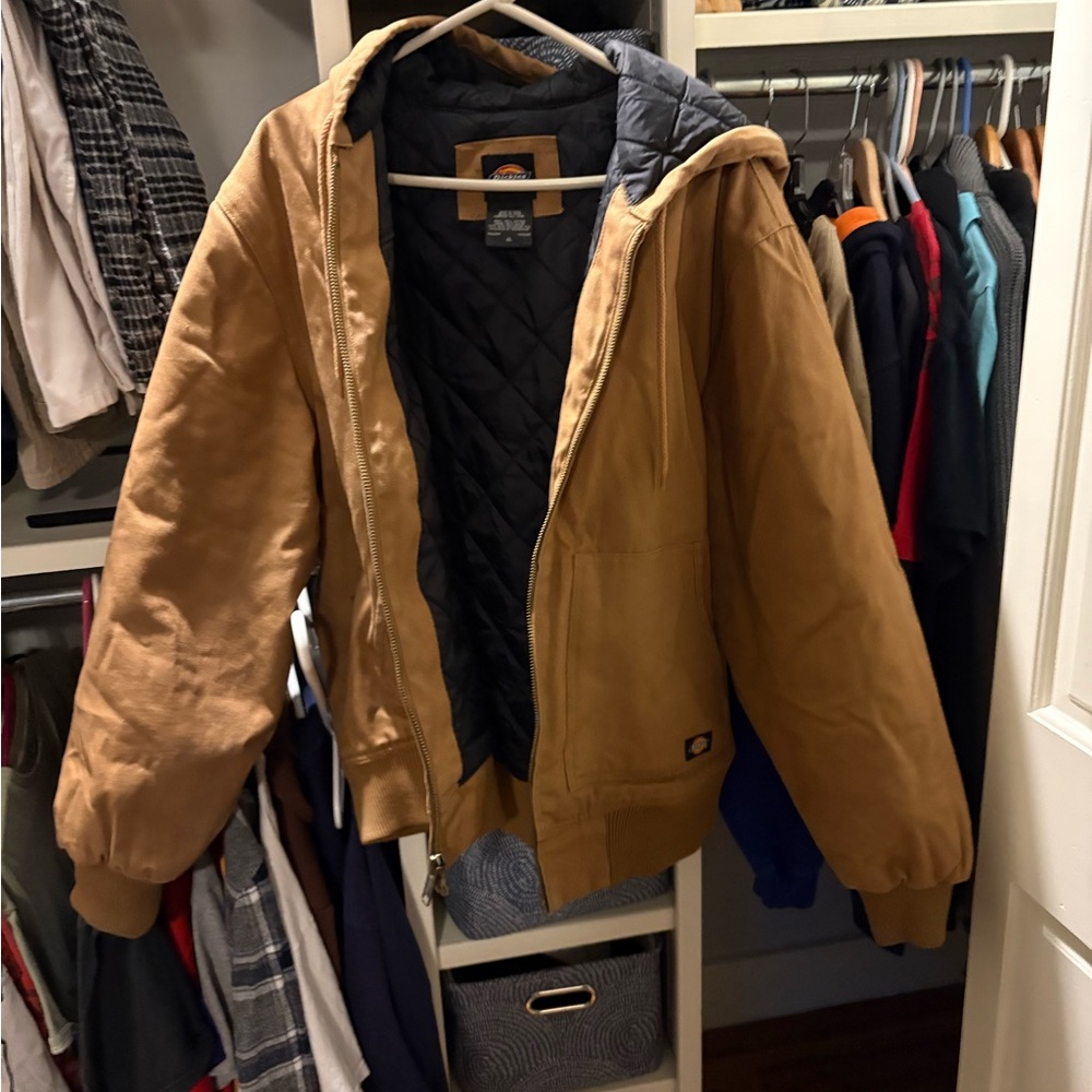 Dickies Tan Hooded Performance Jacket - image 1